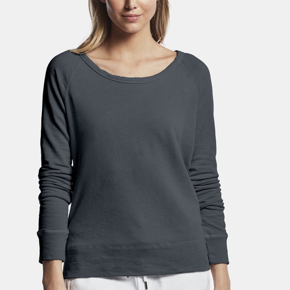 NWOT James Perse Long Sleeve Pullover Sweatshirt